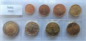 ITALY 2005 - EURO COIN SET